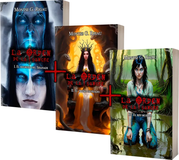 Pack 3 libros: El regreso del Shanadi, El trono olvidado y El rey muerto
