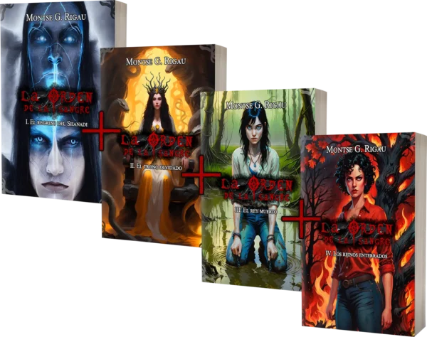 Pack 4 libros: I. El regreso del Shanadi + II. El trono olvidado + III. El rey muerto + IV. Los reinos enterrados