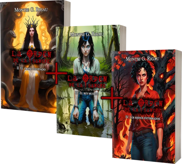 Pack 3 libros: II. El trono olvidado + III. El rey muerto + IV. Los reinos enterrados